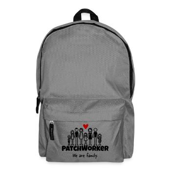 Patchworker We are family - Rucksack - Mittelgrau - Vorne