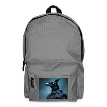 Mystic Eagle Portrait Design - Backpack - elephant grey - Front