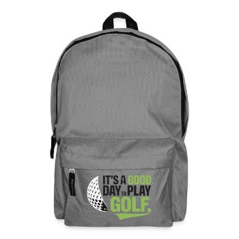It's a Good Day to Play Golf - Backpack - elephant grey - Front