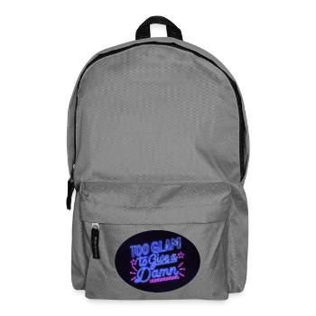 Neon Glamour Statement - Rucksack - Mittelgrau - Vorne