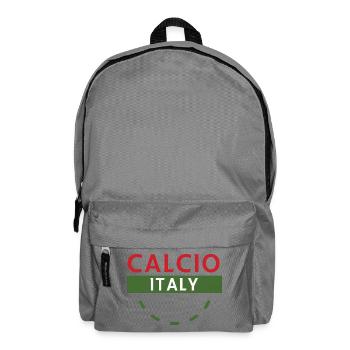 Calcio Italia Green Banner Design - Sac à dos - gris éléphant - Devant