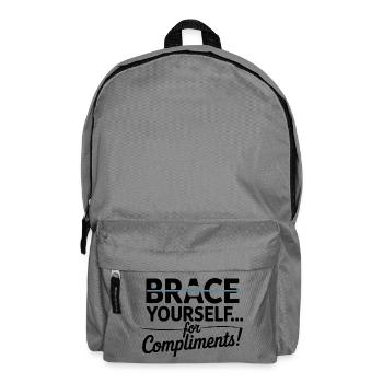 Orthèse Visage Orthodontique Life Design - Sac à dos - gris éléphant - Devant