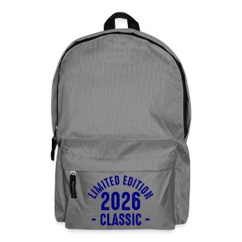 Limitierte 2026 Classic Typo - Rucksack - Mittelgrau - Vorne