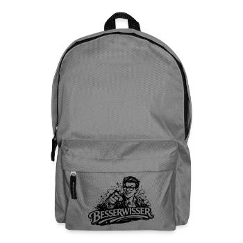Beserwisser - Rucksack - Mittelgrau - Vorne