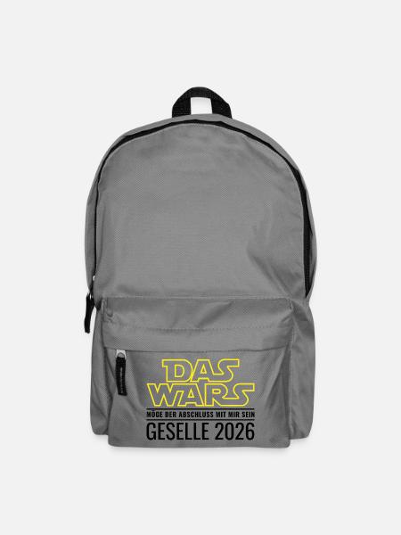 Geselle 2026 Das wars - Rucksack - Mittelgrau