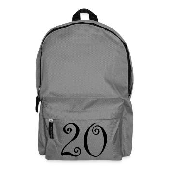 JAHRESTAG. ALLES GUTE ZUM GEBURTSTAG. ALLES GUTE ZUM GEBURTSTAG. - Rucksack - Mittelgrau - Vorne