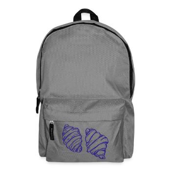 Duo Croissant in Indigo - Rucksack - Mittelgrau - Vorne