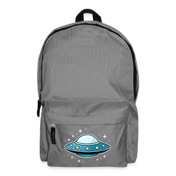 Soucoupe volante autocollante OVNI - Sac à dos - gris éléphant - Devant