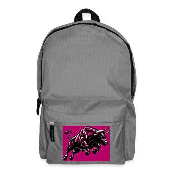 Stier - Rucksack - Mittelgrau - Vorne
