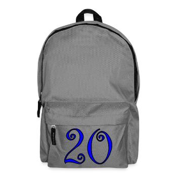 20. 20th ANNIVERSARY. 20 YEARS ANNIVERSARY. 20 YEARS. - Backpack - elephant grey - Front