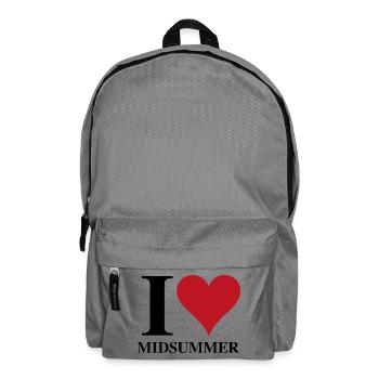 Ich Mittsommer ♥ - Rucksack - Mittelgrau - Vorne