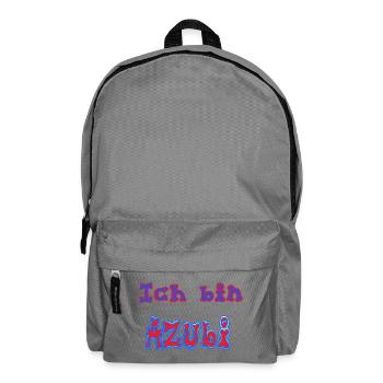Ich_bin_Azubi - Backpack - elephant grey - Front