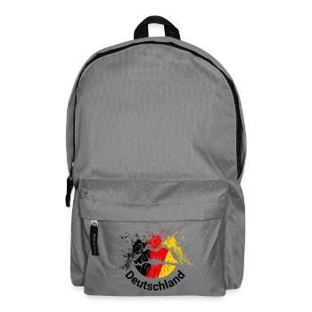 Kissing Lips Deutschland - Rucksack - Mittelgrau - Vorne