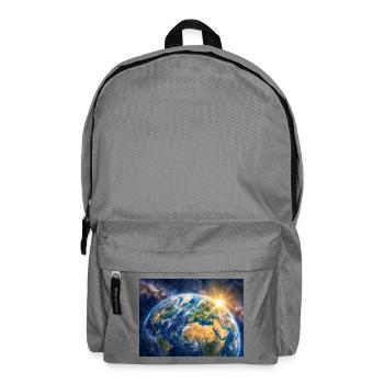 Earth at sunrise - Backpack - elephant grey - Front