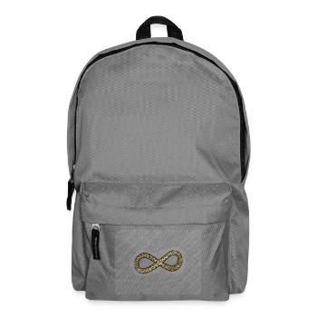 Symbole infini Infini Léopard - Sac à dos - gris éléphant - Devant