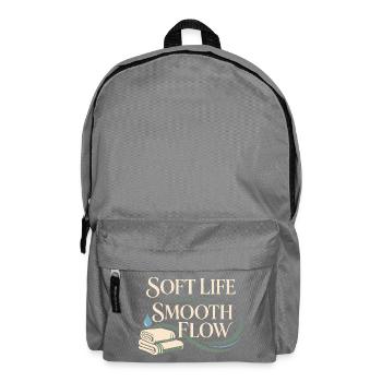 Lymphsystem Lymphdrainage Wellness Geschenk - Rucksack - Mittelgrau - Vorne