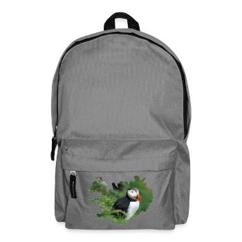 Un macareux, petit, coloré, inoubliable - Sac à dos - gris éléphant - Devant