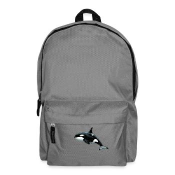 Pflügen - Rucksack - Mittelgrau - Vorne