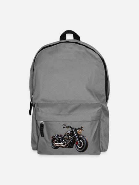 Schwarzer Custom Cruiser - Rucksack - Mittelgrau