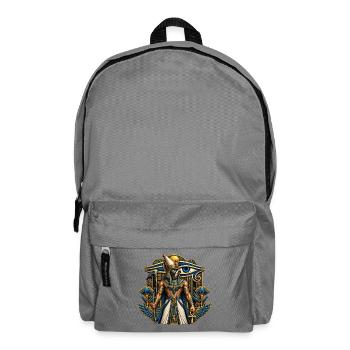 Horus, Falkengott, Ägypten, Ancient Egypt, Auge de - Rucksack - Mittelgrau - Vorne