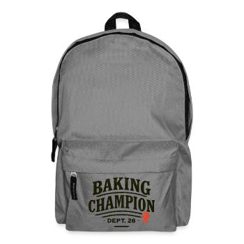 Backchampion Abzeichen – Dept 26 - Rucksack - Mittelgrau - Vorne