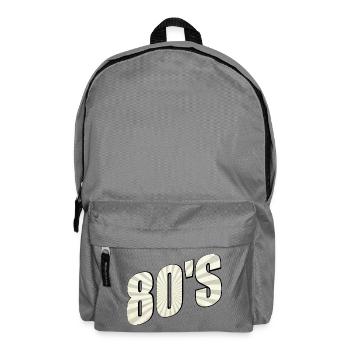 80er Jahre - Rucksack - Mittelgrau - Vorne