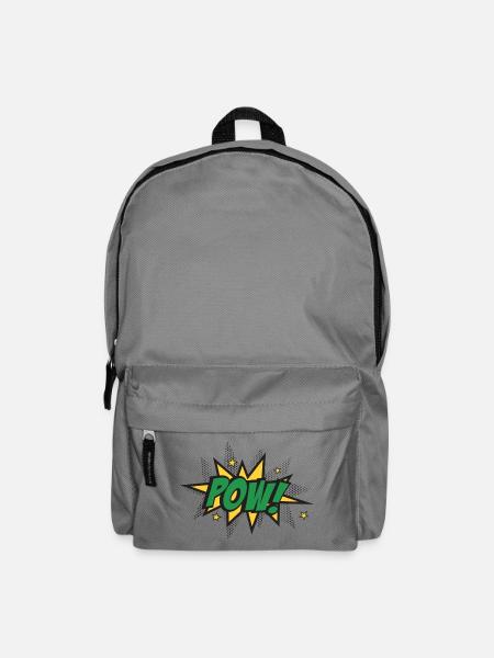 Pow Burst Pop Art - Rucksack - Mittelgrau