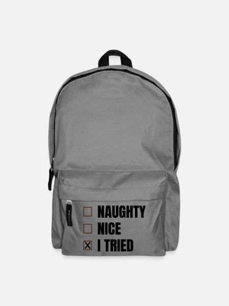 Weihnachten - Rucksack - Mittelgrau