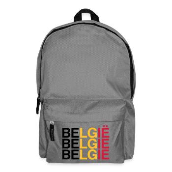 BELGIE Belgian Flag - Belgien - Belgium 2024 - Rucksack - Mittelgrau - Vorne
