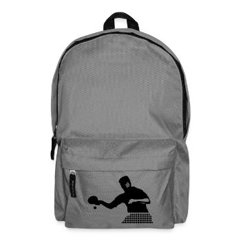 tischtennis - Backpack - elephant grey - Front