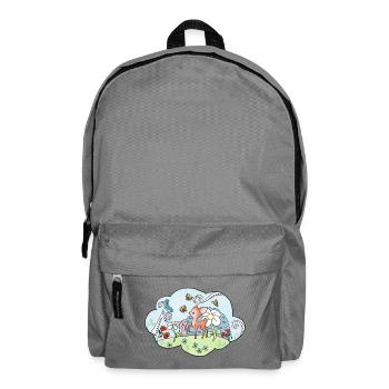 Wolkenland reh - Rucksack - Mittelgrau - Vorne