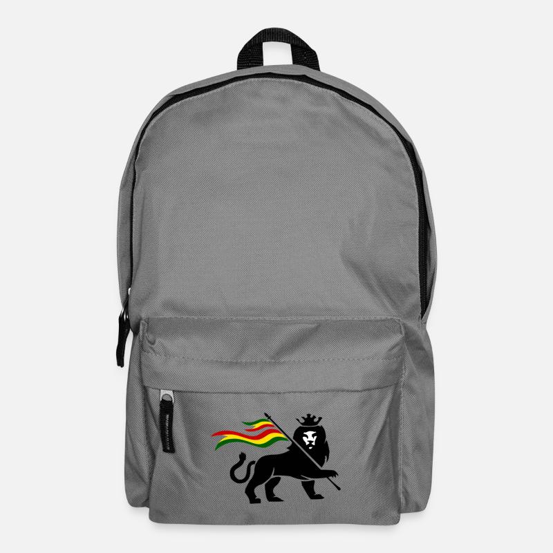 Lion drapeau Rasta - Sac à dos - gris éléphant