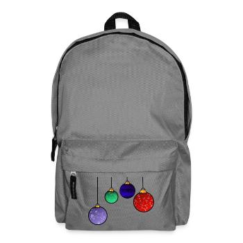 Christmas tree baubles - Christmas decoration - Backpack - elephant grey - Front