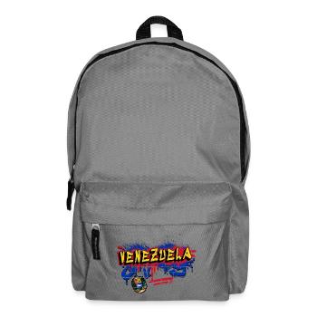 Venezuela graffiti flag design - Backpack - elephant grey - Front