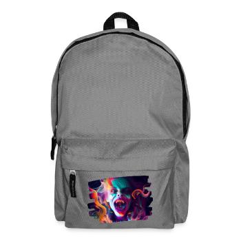 kunst kreativ lustig horror monster techno party - Rucksack - Mittelgrau - Vorne