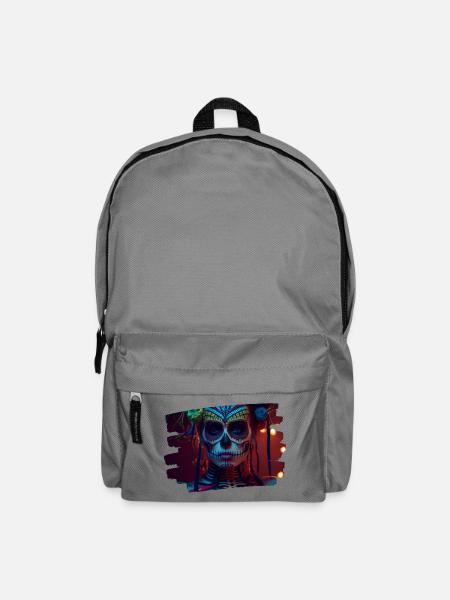 Tag der Toten | Día de Muertos | Mexiko - Rucksack - Mittelgrau