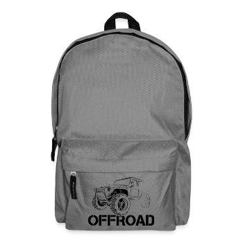 Offraod 4x4 Truck Symbol Car Terrain Friends Team - Backpack - elephant grey - Front