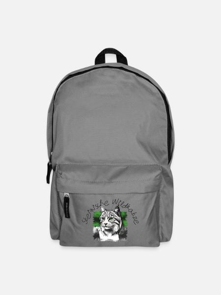 steirische wildkatze steirerin steiermark grün - Rucksack - Mittelgrau