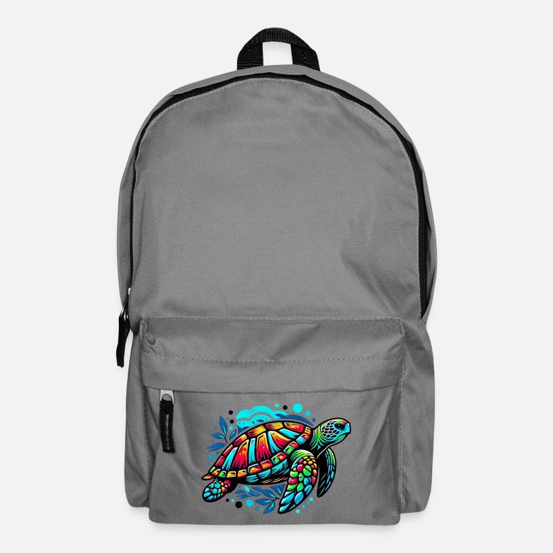 Meeresschildkröte - Rucksack - Mittelgrau