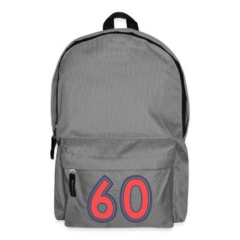 60. 60 YEARS. 60th ANNIVERSARY - Backpack - elephant grey - Front