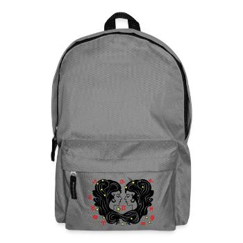 Signe du zodiaque signe étoile logo Gémeaux - Sac à dos - gris éléphant - Devant