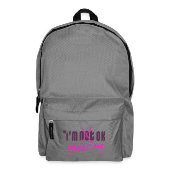 I'm OK. Trust me. (pink) - Rucksack - Mittelgrau - Vorne