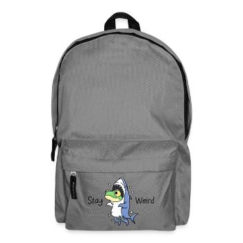 Stay Weird - Backpack - elephant grey - Front
