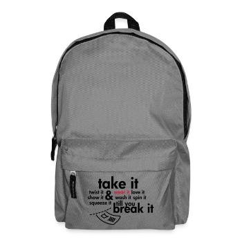 Take it & wear it.. - Rucksack - Mittelgrau - Vorne