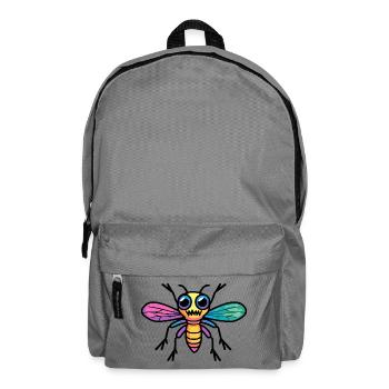 Libelle Halloween Zombie - Rucksack - Mittelgrau - Vorne