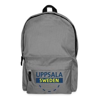 Uppsala Logotype Sweden - Backpack - elephant grey - Front