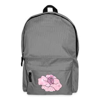 bunte_Rose - Sac à dos - gris éléphant - Devant
