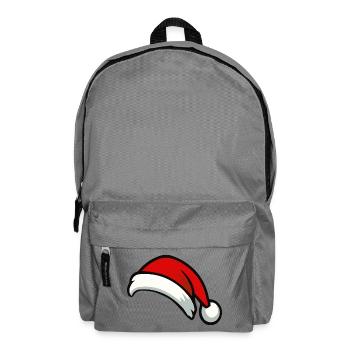 Santa Hat Graphic - Backpack - elephant grey - Front