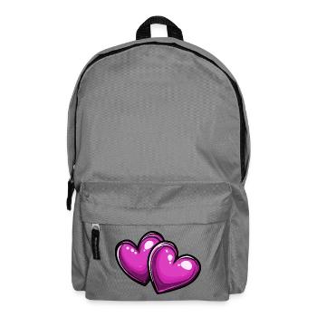 Herzen Liebe Symbol - Rucksack - Mittelgrau - Vorne