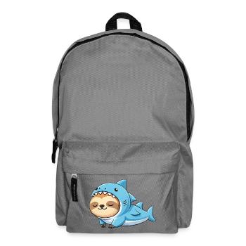 Cute Sloth Cartoon Costume Brazil Carnival - Backpack - elephant grey - Front